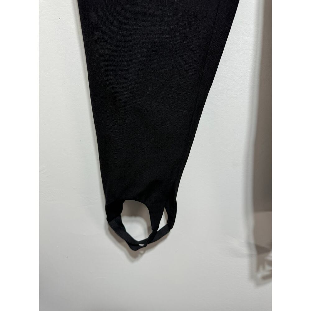 Jil Sander Black Wool High Rise Stirrup Pants Size IT 38 US 2 Made in Italy - Picture 7 of 11